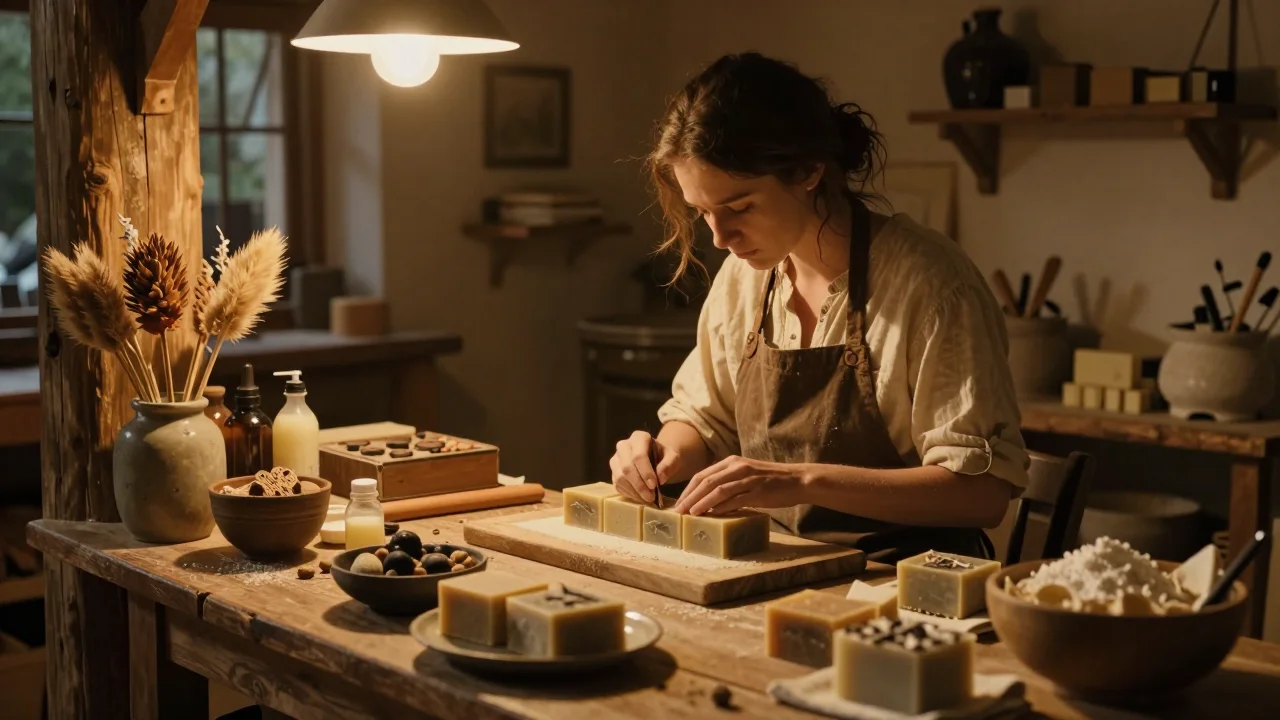 Platine vinyle d'occasion sur table avec brosse antistatique et appareil de mesure RPM - illustration 2