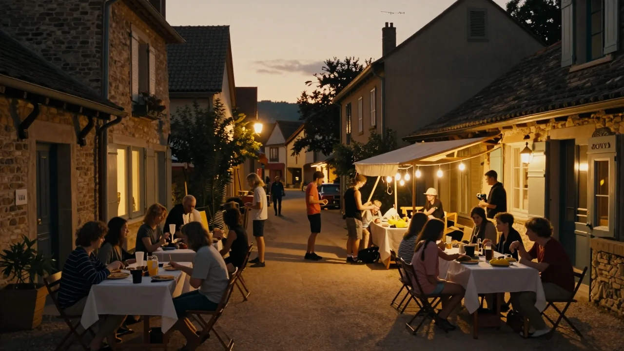 Sac de trekking d'occasion posé sur une table en bois avec lampe et règle millimétrique pour inspection des sangles - illustration 2