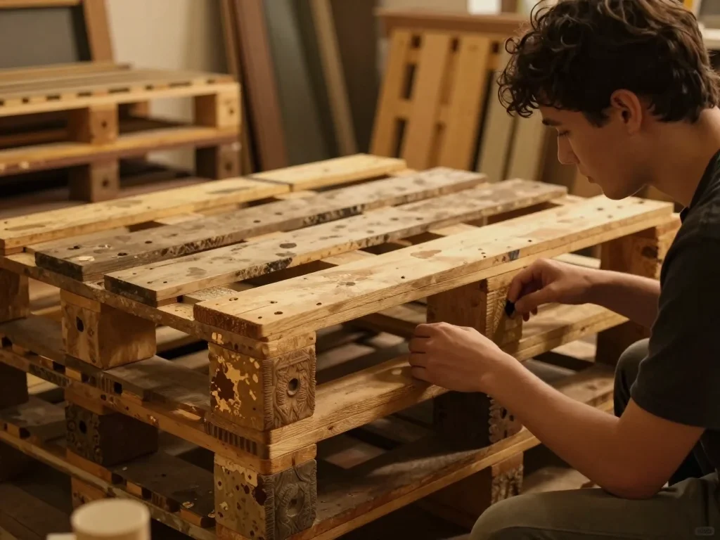 Manettes de réalité virtuelle posées sur une table avec smartphone affichant les témoins infrarouges - illustration 1
