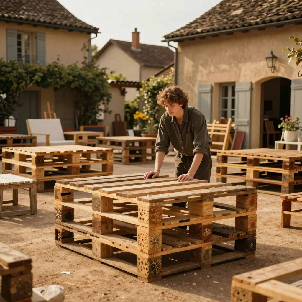 Manettes de réalité virtuelle posées sur une table avec smartphone affichant les témoins infrarouges - illustration 3