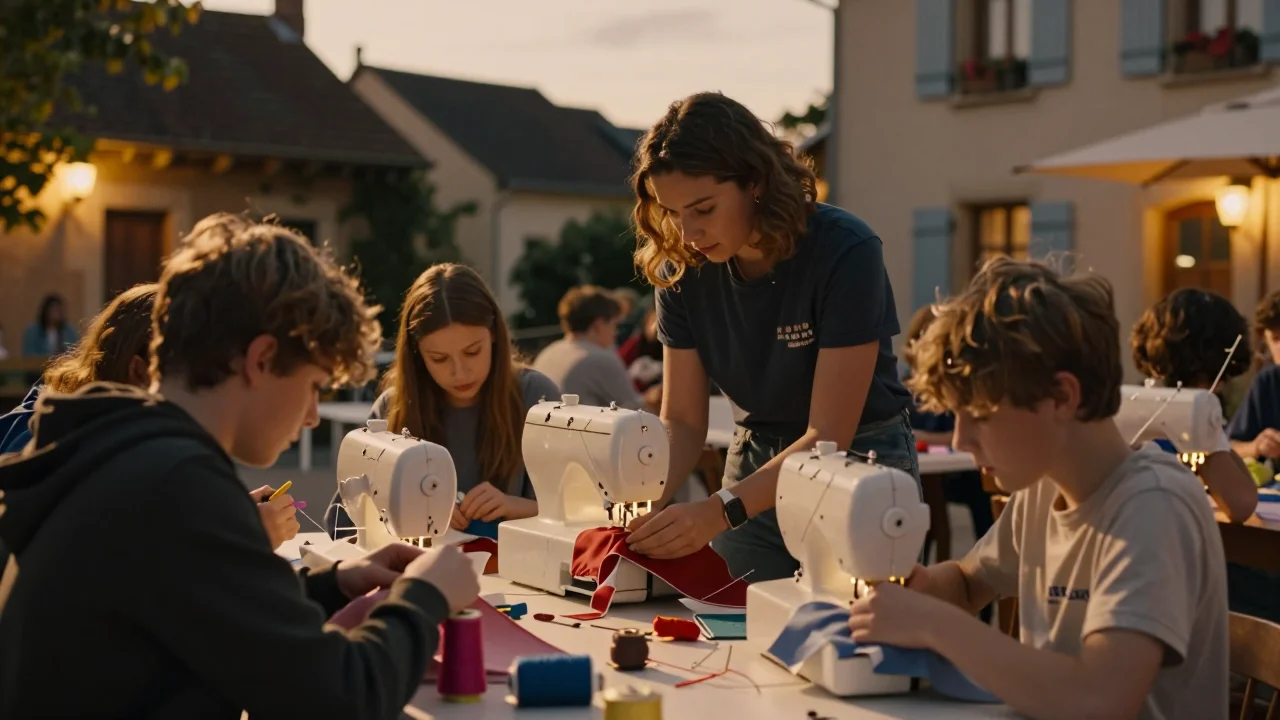 Main tenant un harmonica chromatique avec le soufflet légèrement comprimé pour tester l'étanchéité - illustration 2