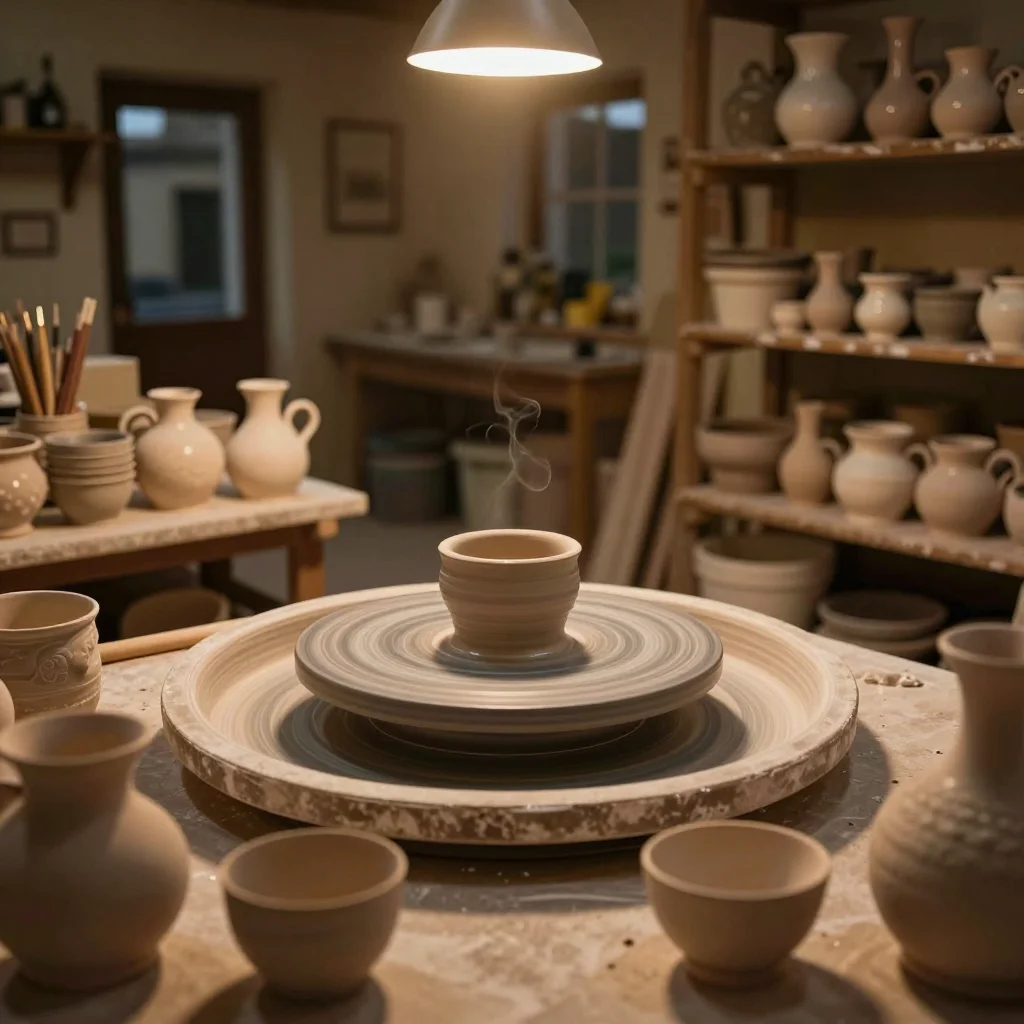 Casque audio vintage posé sur une table en bois, coussinets mesurés et patine visible sous lumière naturelle - illustration 3