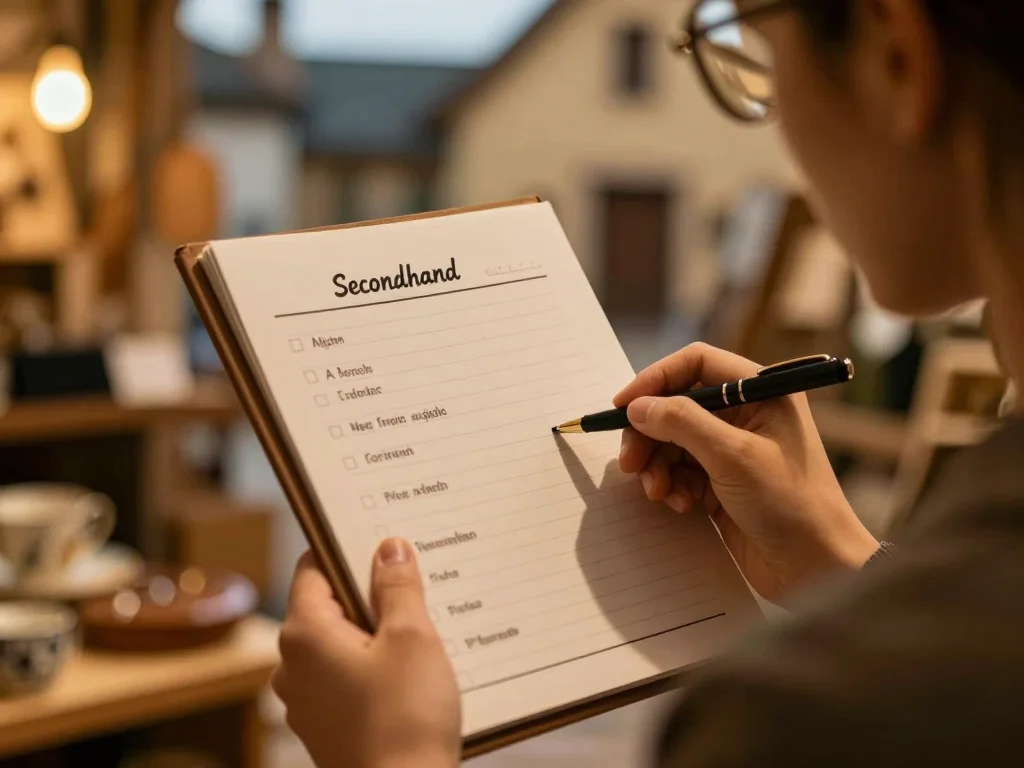 Boîtier argentique vintage sur table de travail avec molette des vitesses visible - illustration 1