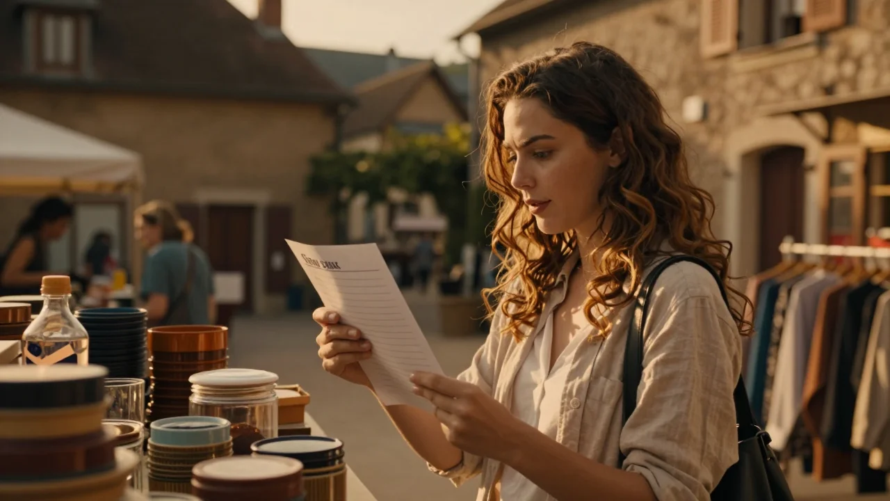 Boîtier argentique vintage sur table de travail avec molette des vitesses visible - illustration 2