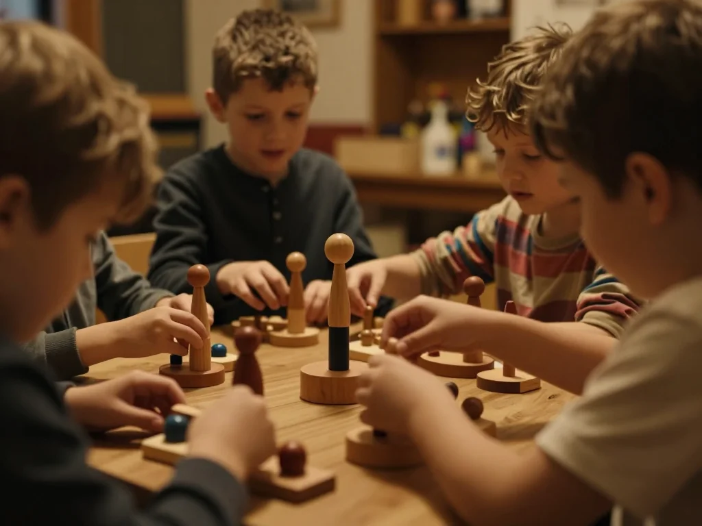 Décodeur TV d'occasion posé sur une table avec un câble HDMI et des outils de test - illustration 1