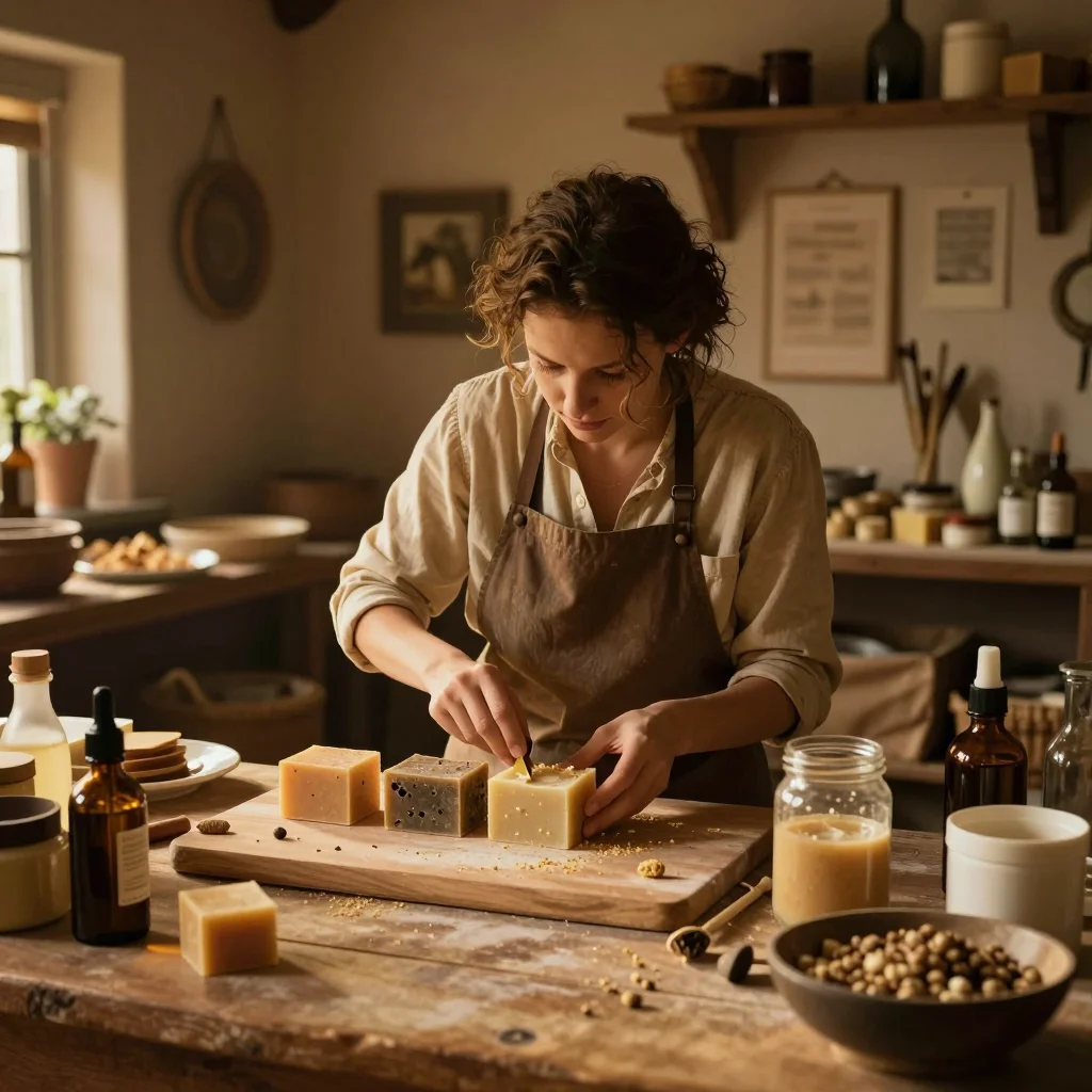Machine à écrire mécanique posée sur table en bois avec ruban d'encre visible et chariot détaillé - illustration 3
