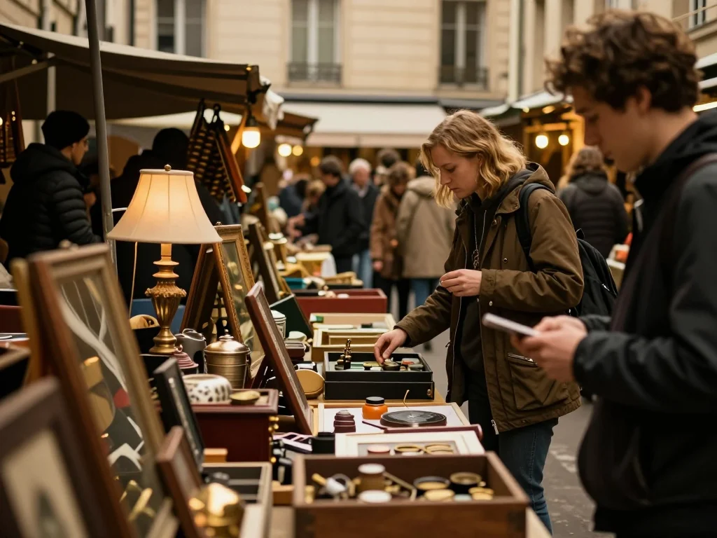 Amateur vérifiant les optiques d un télescope Newtonien sur une table avec lampe torche et outils de contrôle - illustration 1