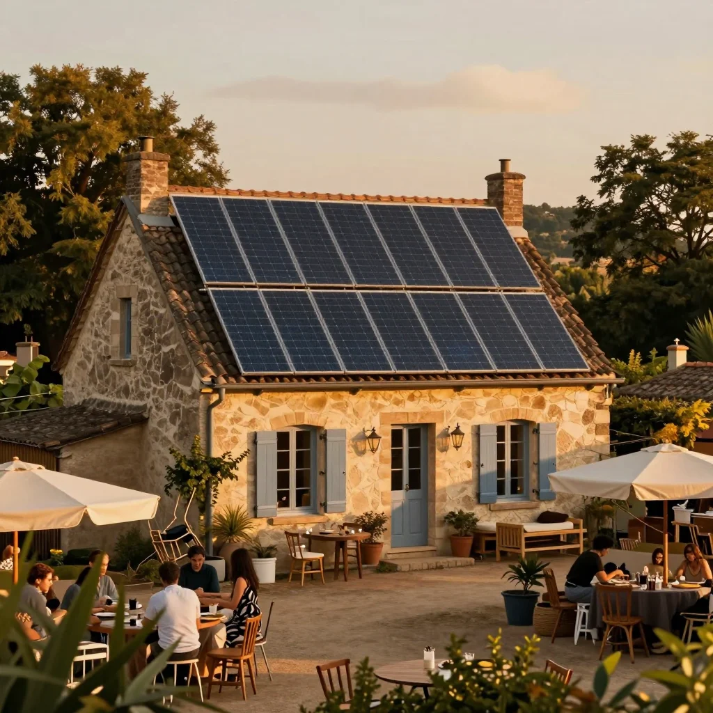 Machine à coudre vintage posée sur une table de travail avec un échantillon de couture sur tissu coton et un tableau de réglages manuscrit - illustration 3