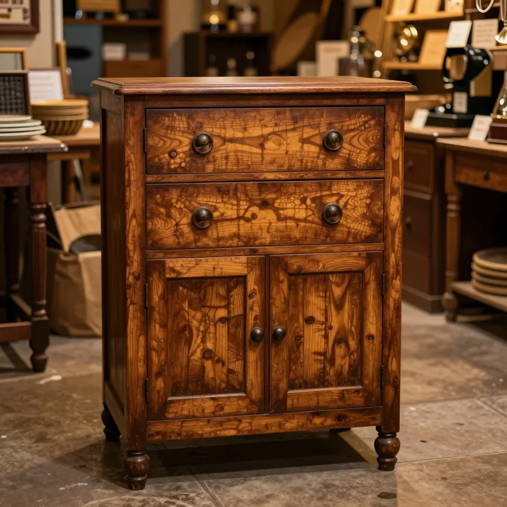Livre ancien à couverture cartonnée ouvert sur une table en bois, lumière naturelle révélant les rousseures du papier et la reliure - illustration 3