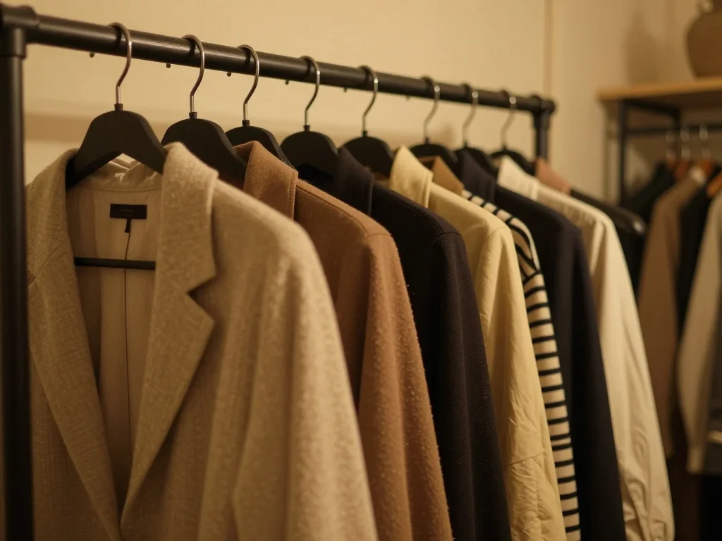 Kilim berbère traditionnel étalé sur le sol avec une règle transparente pour mesurer la densité des nœuds et un échantillon de coton humide près d'une frange - illustration 1