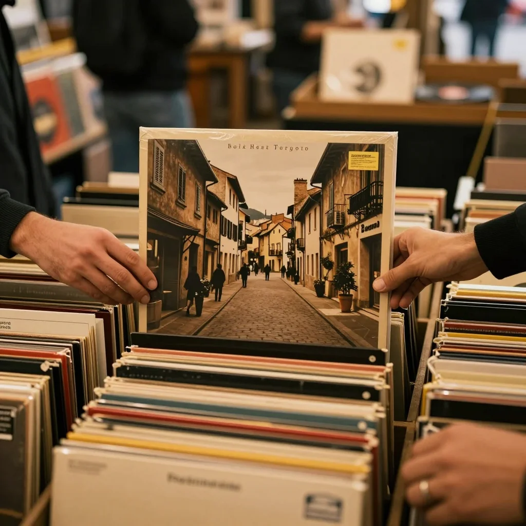 Écouteurs professionnels vintage posés sur une table avec un multimètre numérique et des mousses de rechange - illustration 3