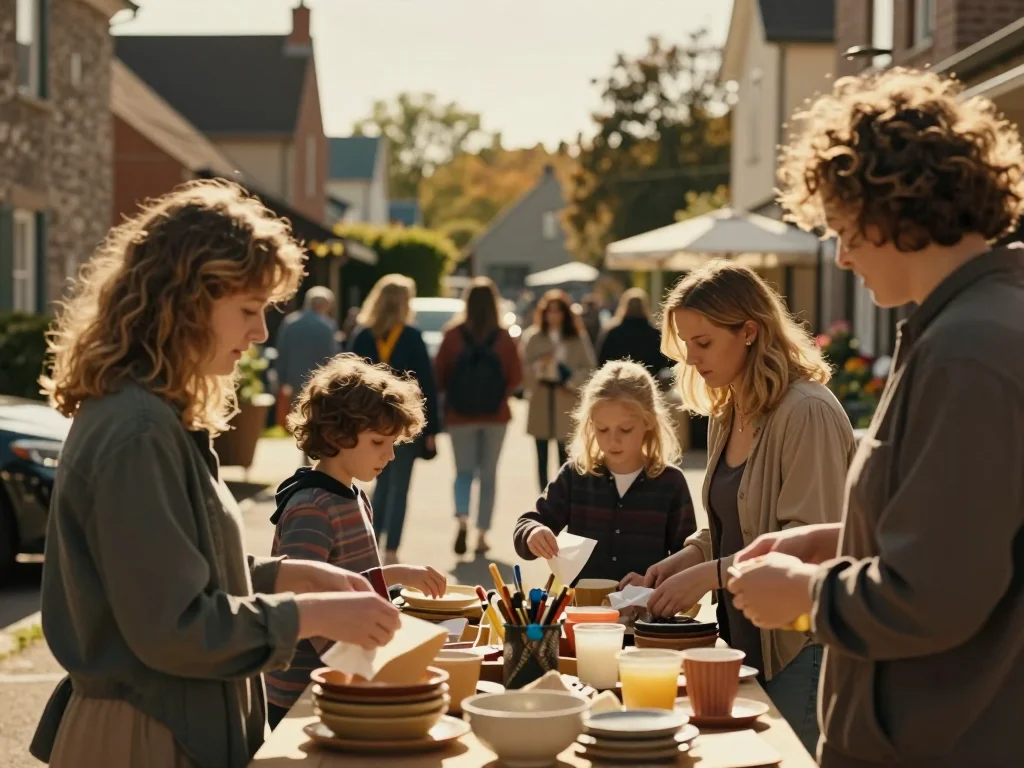 Lampe vintage inspectée avec une loupe grossissante et un multimètre sur table de travail - illustration 1