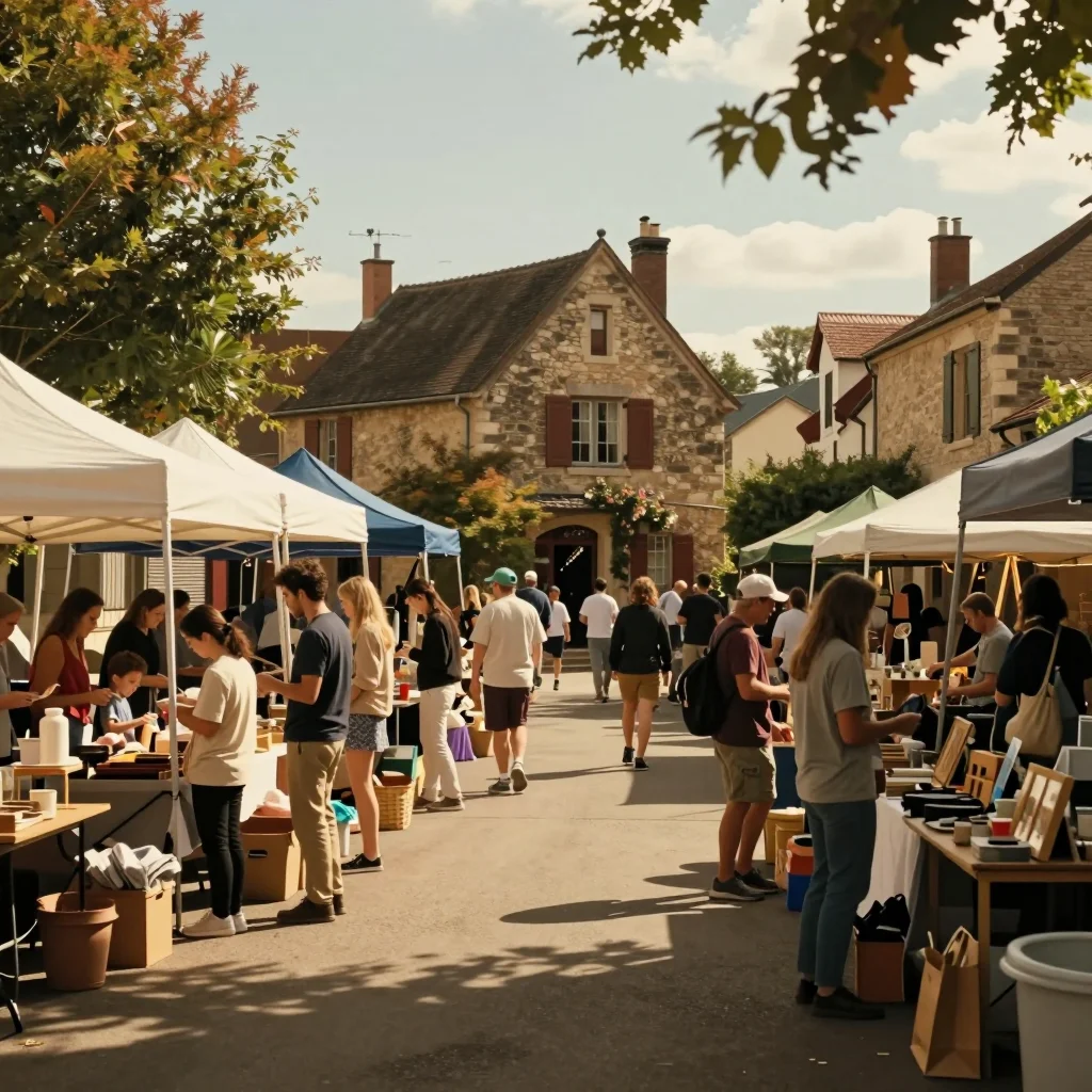 Lampe vintage inspectée avec une loupe grossissante et un multimètre sur table de travail - illustration 3