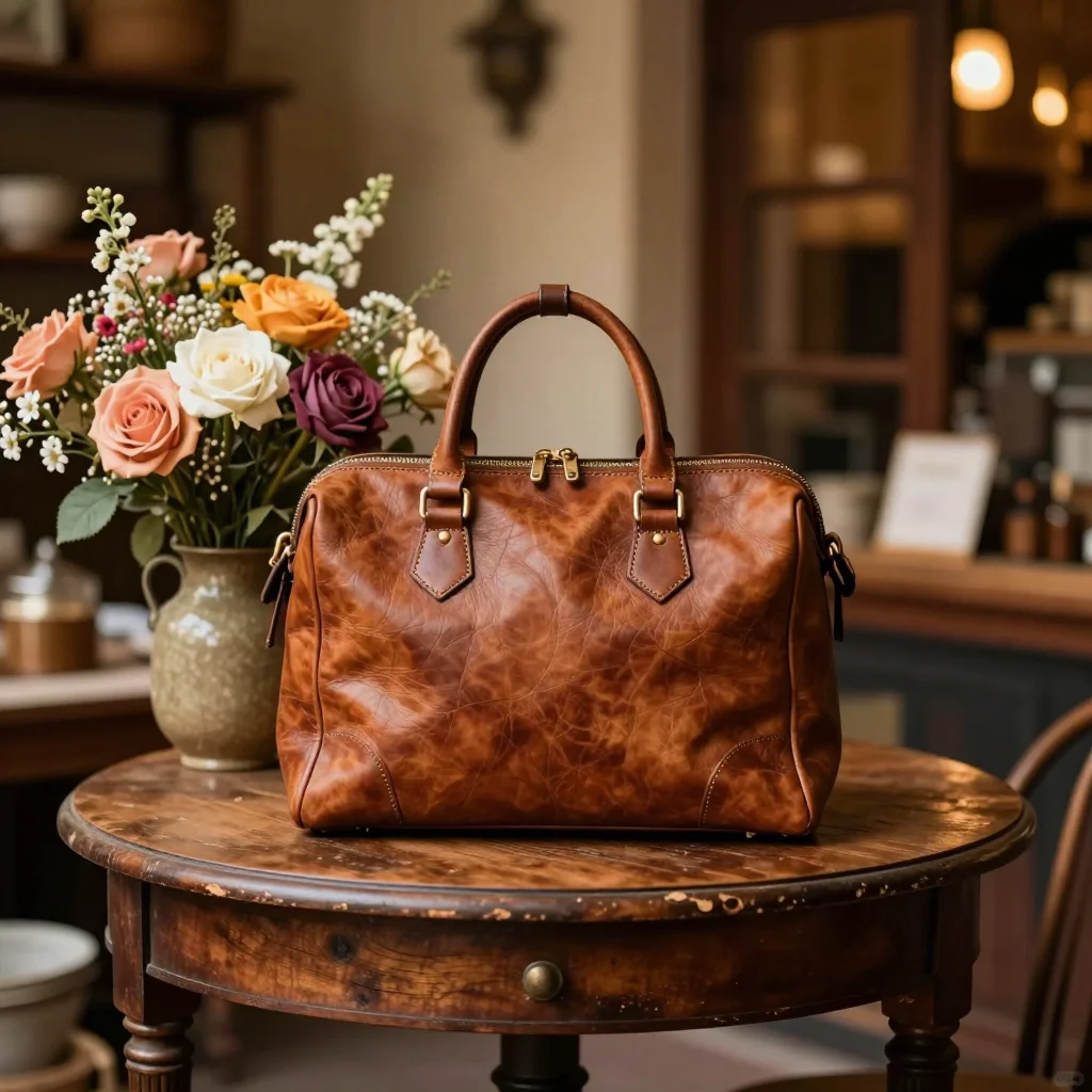 Valise rigide ouverte montrant le compartiment principal et les roulettes pivotantes sur un sol clair - illustration 3