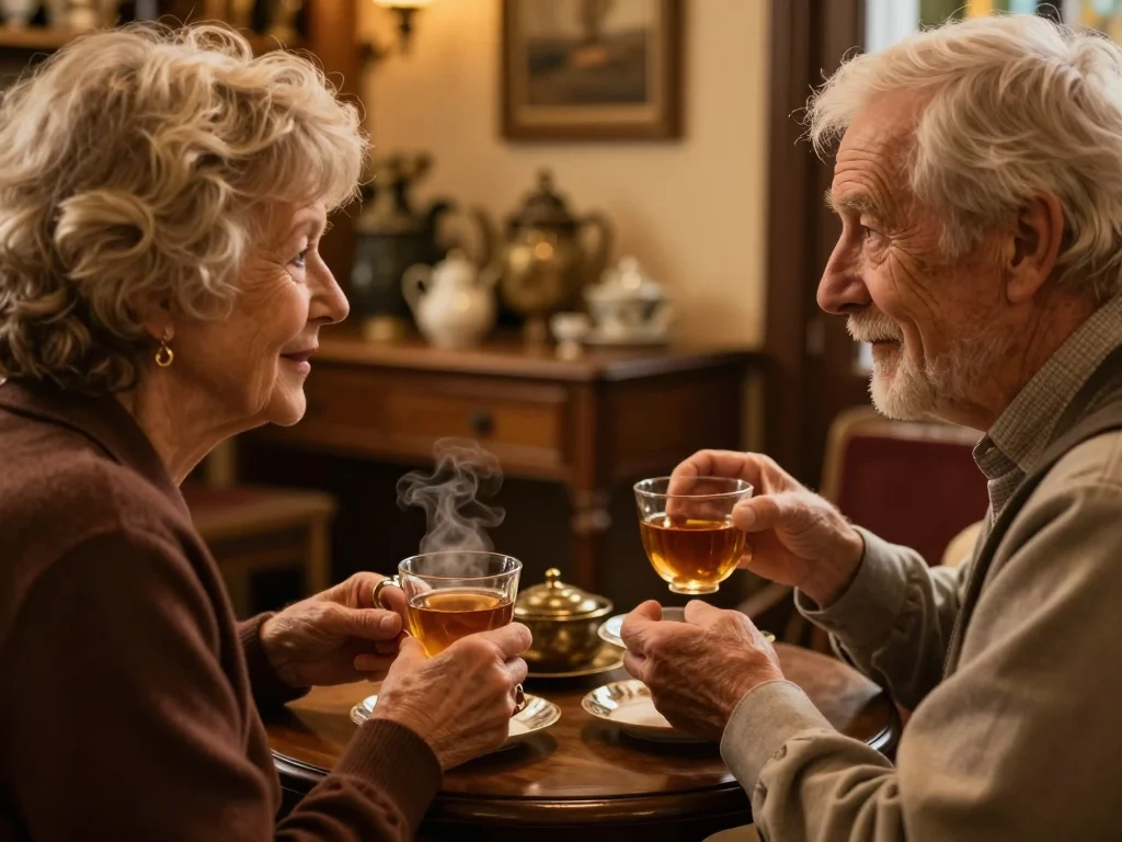 Tiroir en bois ouvert révélant des glissières métalliques propres sur un établi de travail - illustration 1