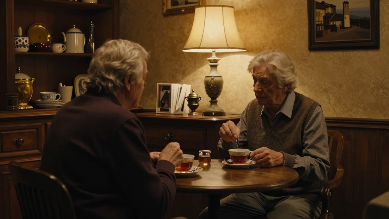 Tiroir en bois ouvert révélant des glissières métalliques propres sur un établi de travail - illustration 2