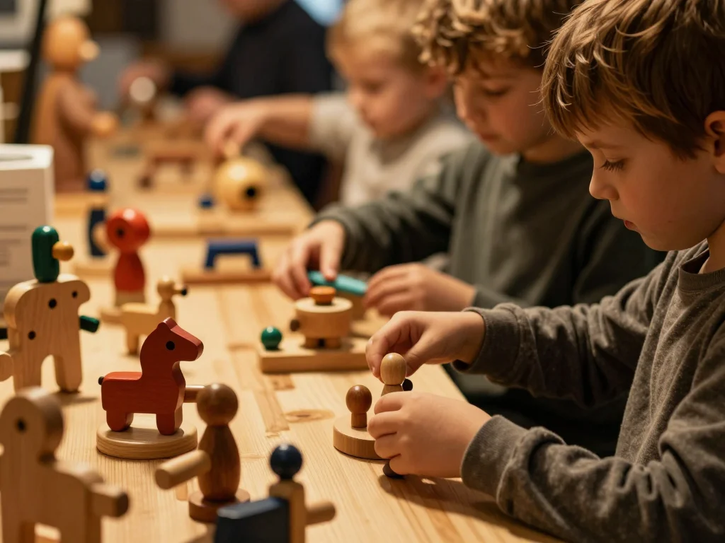 Jeux de société sur table avec pièces alignées et plateau vérifié contre la lumière - illustration 1