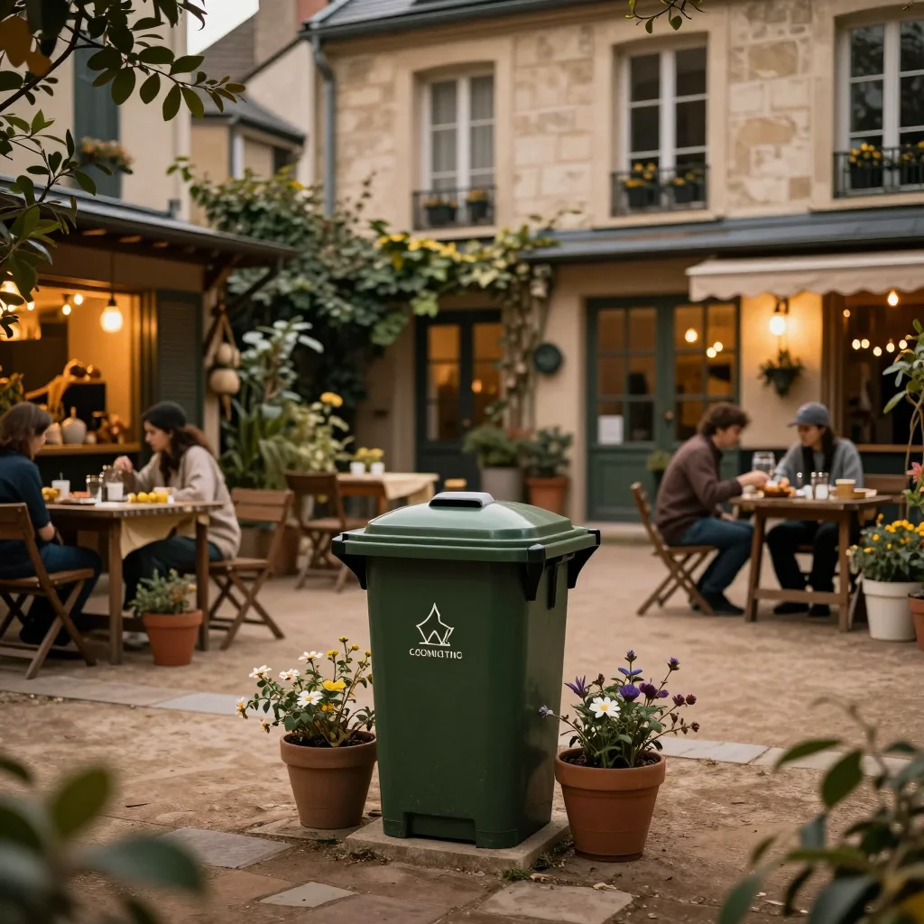 Sac de randonnée avec sangles dorsales renforcées posé sur une table de travail en bois, outils de couture et mètre ruban visibles - illustration 3