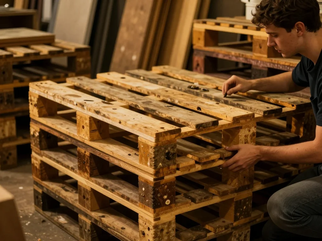 Tapis de fitness en mousse NBR posé à plat avec règle et test tactile visible sur les alvéoles - illustration 1