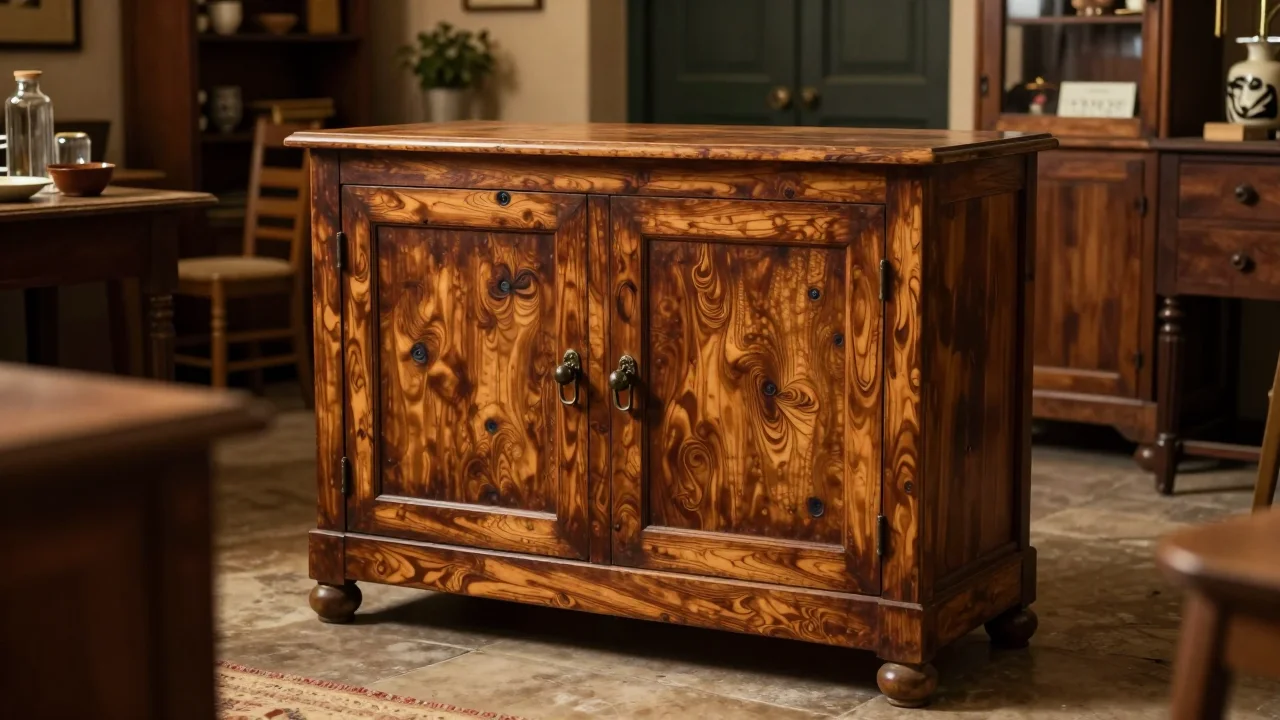 Photographie d'un vieux livre ouvert éclairé par une lampe LED à angle rasant révélant les détails de la reliure et des pages - illustration 2