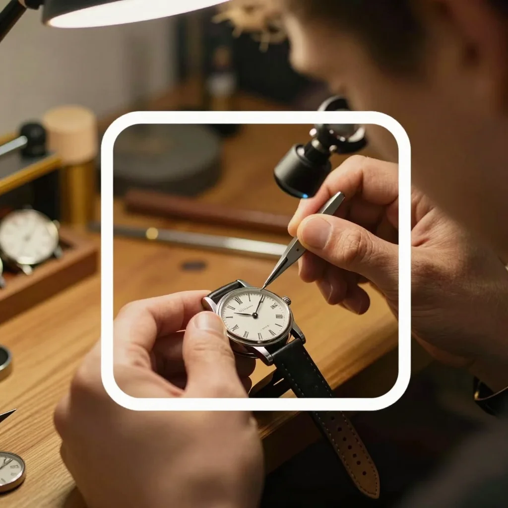 Vue rapprochée d'un amplificateur à lampes avec douilles propres et cadran de compteur aligné sur fond neutre - illustration 3