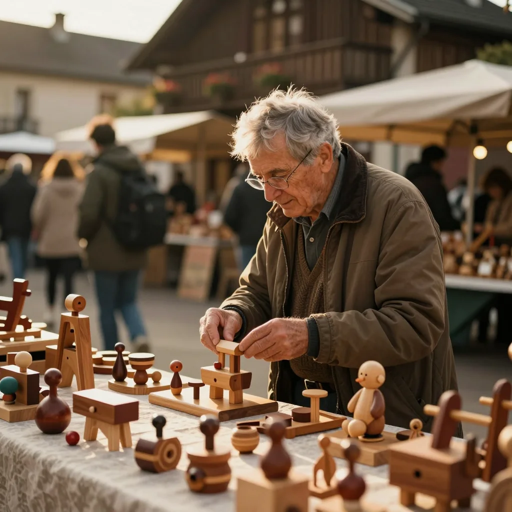 Caméscope VHS professionnel posé sur une table avec une cassette test ouverte et un écran affichant des barres de couleur - illustration 3