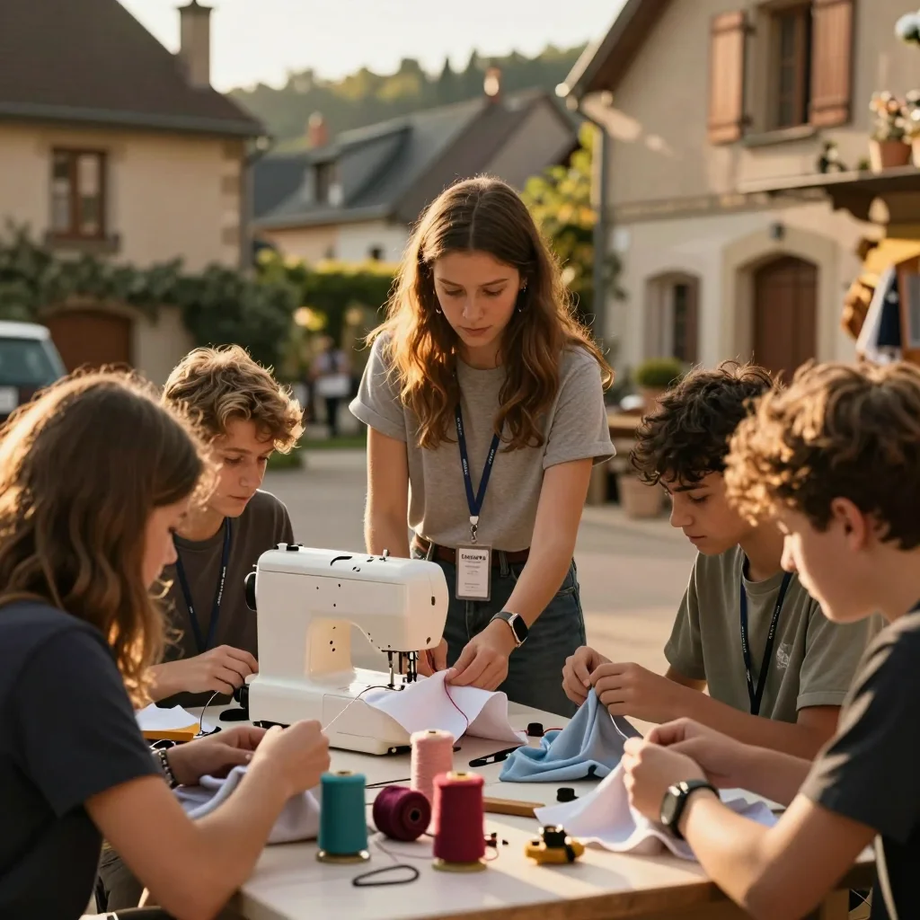 Planche de snowboard sur table de travail avec outils de réglage et fixations en cours d'inspection - illustration 3
