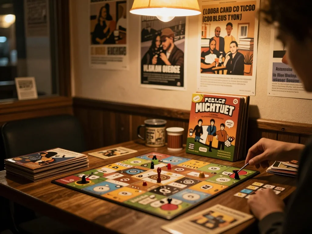 Manette de jeu vidéo rétro avec fiches RCA jaunes blanches rouges posée sur un établi propre - illustration 1