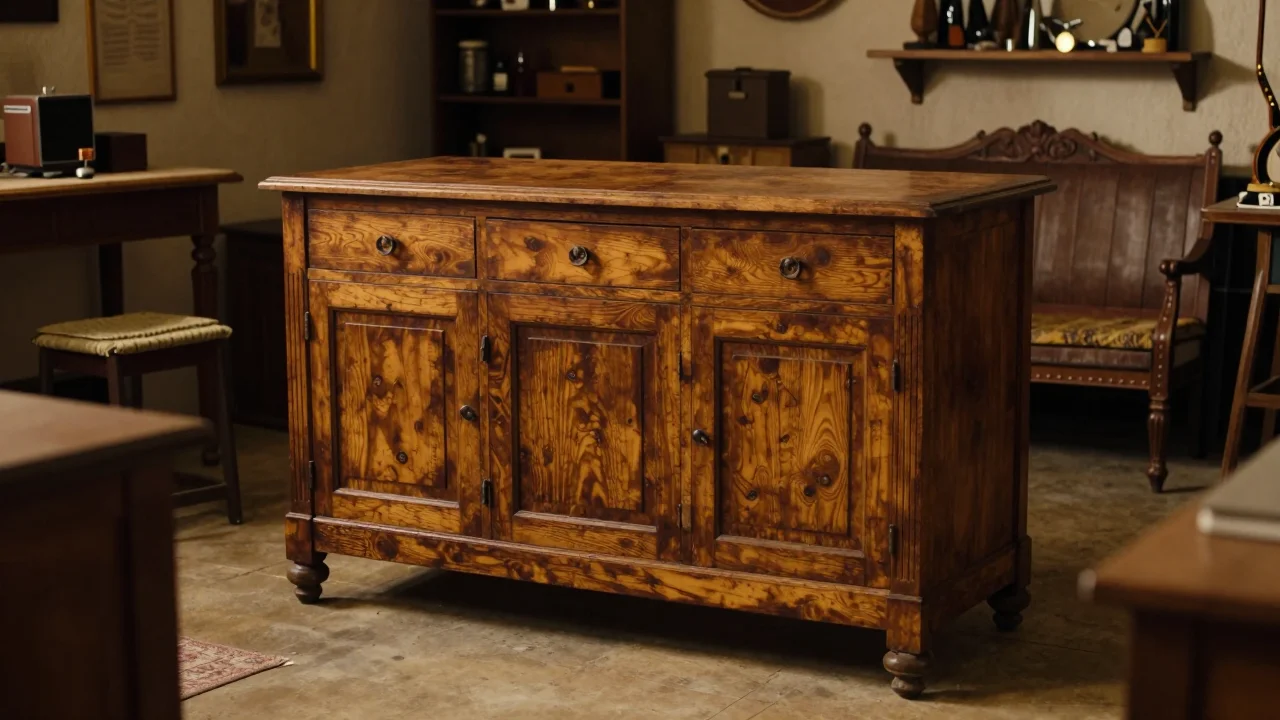 Première édition ancienne posée sur une table en bois, lumière naturelle, pages légèrement jaunies et reliure intacte - illustration 2