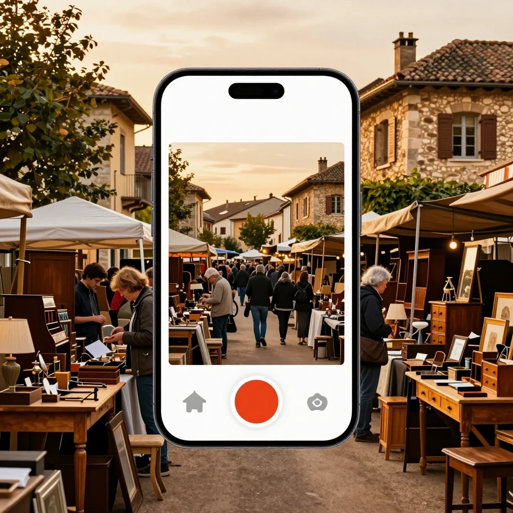 Sac à dos de randonnée déposé sur une table en bois, sangles de hanche et mousquetons métalliques visibles sous un éclairage naturel - illustration 3