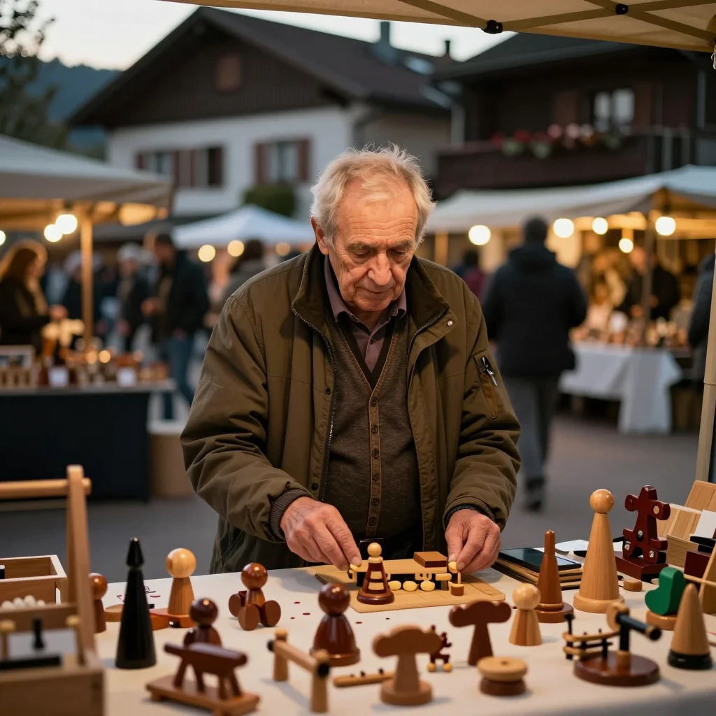Sac à langer ouvert montrant des compartiments propres et une fermeture éclair testée sur table en bois - illustration 3