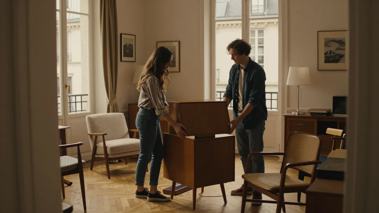 Panels LED fragmentés alignés sur une table de travail avec étiquettes de test et emballage antichoc - illustration 2