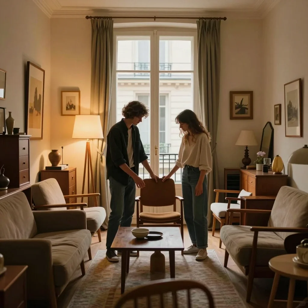 Panels LED fragmentés alignés sur une table de travail avec étiquettes de test et emballage antichoc - illustration 3