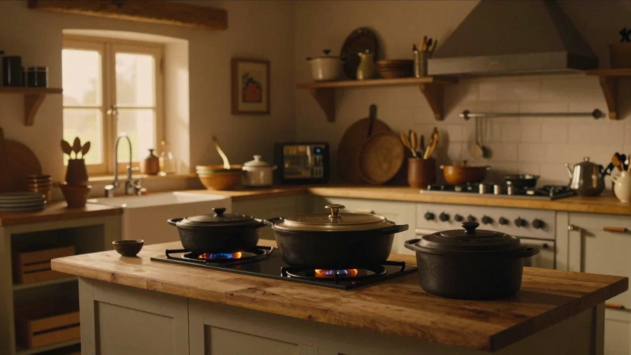Métronome pendule en bois avec balancier visible sur fond uni - illustration 2