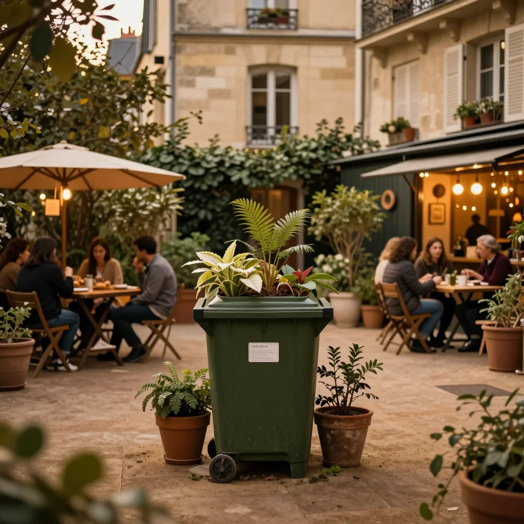 Poêle en acier posée sur un plan de travail avec une pièce de deux euros pour comparer l'épaisseur du fond - illustration 3