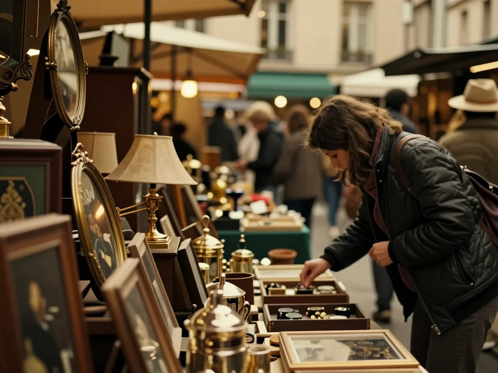 Plateau tournant restauré avec courroie neuve posé sur une table de travail - illustration 1
