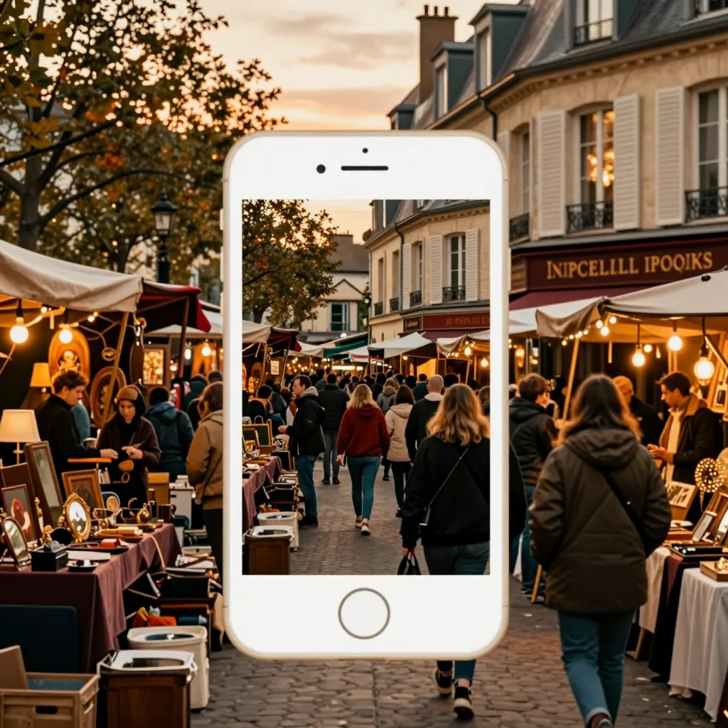 Plateau tournant restauré avec courroie neuve posé sur une table de travail - illustration 3