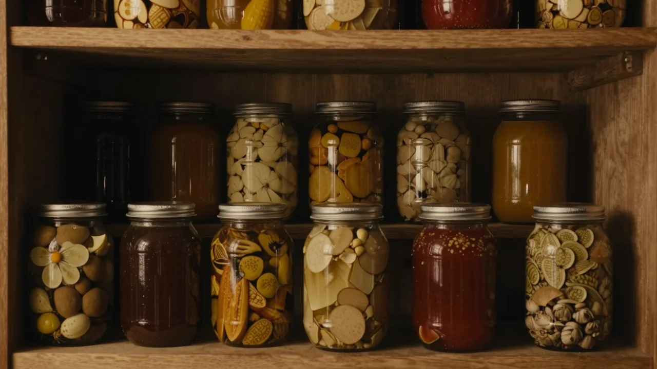 Tente de camping dépliée sur un sol herbeux avec piquets inspectés et kit de réparation visible à côté - illustration 2