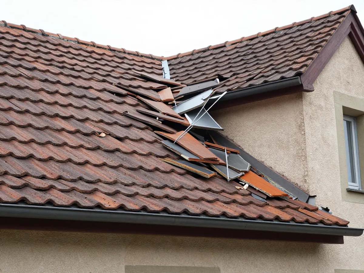 Réparation toiture après tempête