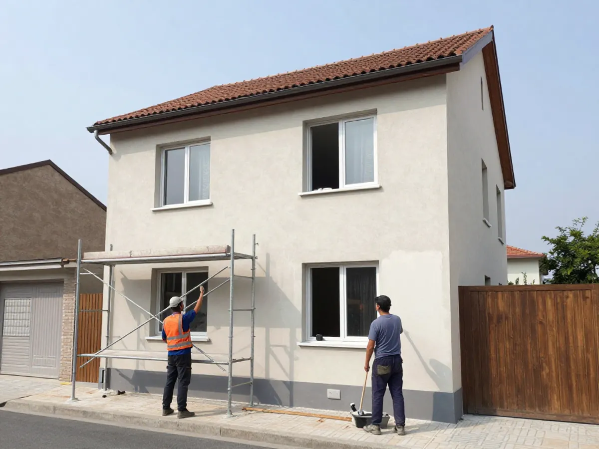 Ravalement façade maison mitoyenne - Photo 1