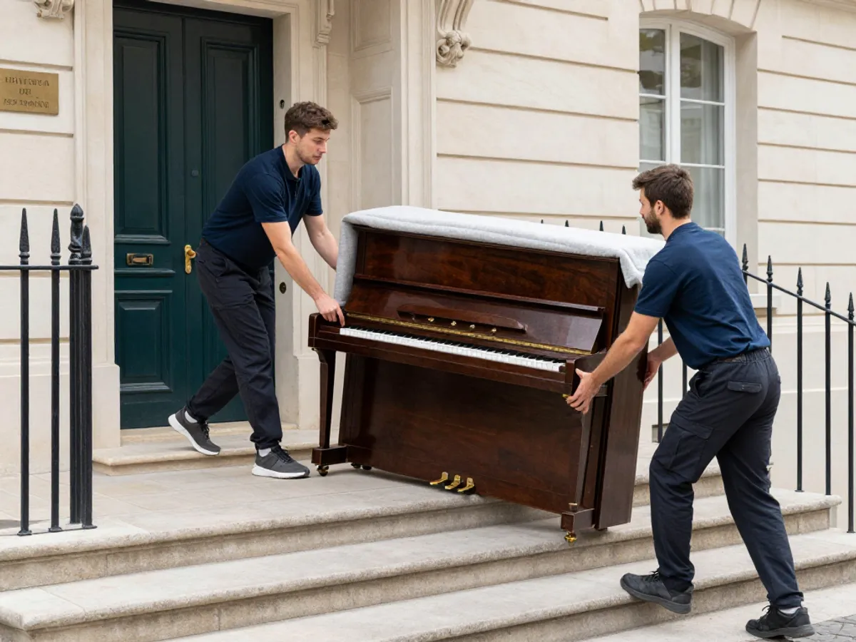 Transport piano droit - Même ville