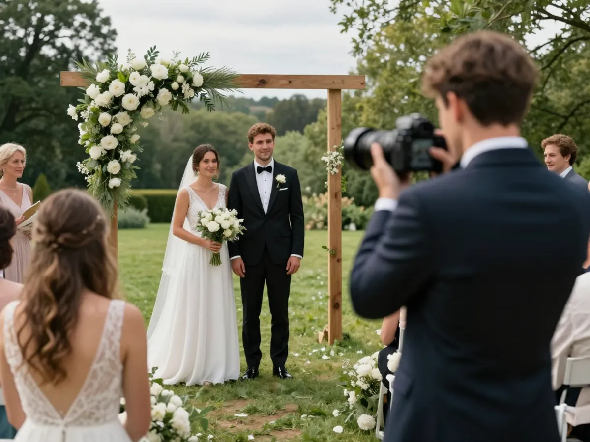 Photographe mariage - Cérémonie + réception