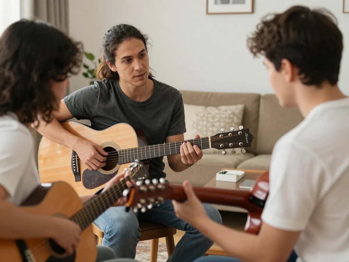 Cours de guitare débutant à domicile