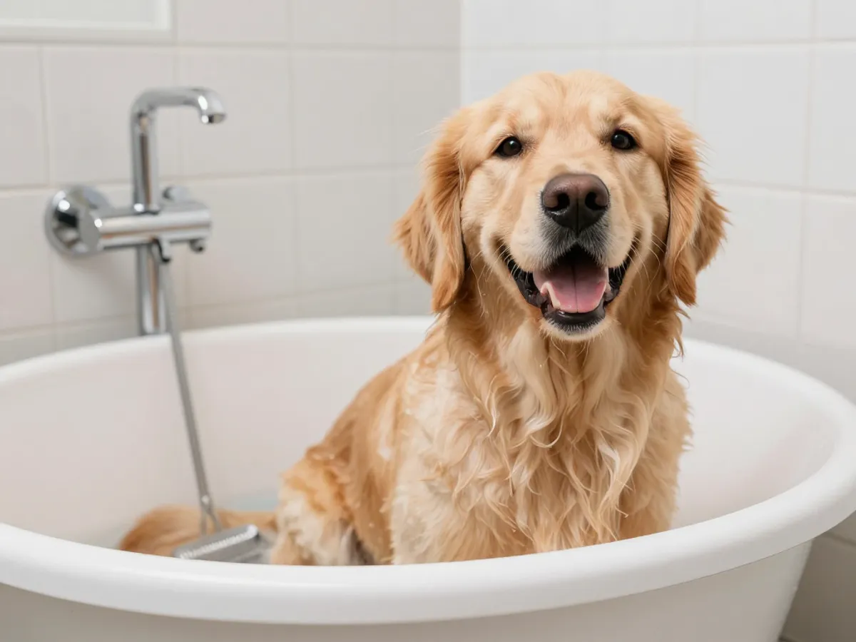 Toilettage canin à domicile - Golden Retriever - Photo 1