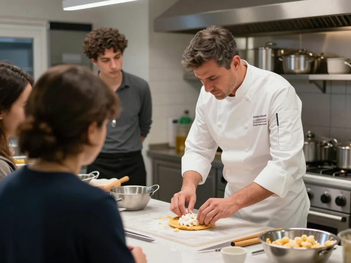 Cours de cuisine française à domicile