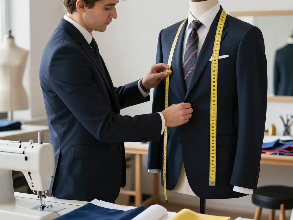 Pressing et retouches - Costume sur mesure - Photo 1