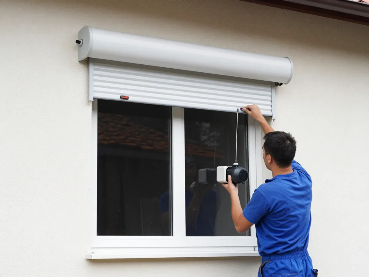 Pose de volets roulants électriques - 5 fenêtres