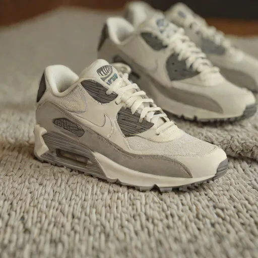 Sneakers Nike Air Max 90 blanc/gris 43 - Photo 2