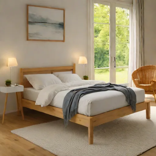 Lit 160x200 avec sommier et matelas Eve