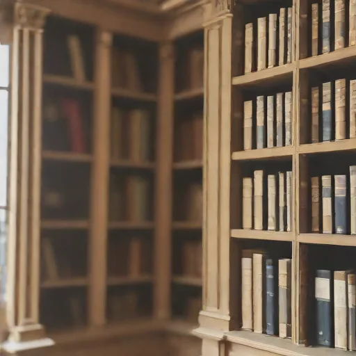 Bibliothèque en chêne massif 5 étagères - Photo 2